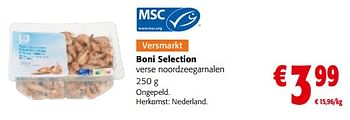 Promoties Boni selection verse noordzeegarnalen - Boni - Geldig van 08/02/2023 tot 21/02/2023 bij Colruyt