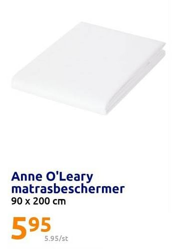 Promoties Anne o`leary matrasbeschermer - Anne O'Leary - Geldig van 08/02/2023 tot 14/02/2023 bij Action