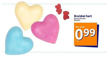 Promoties Bruisbal hart - Huismerk - Action - Geldig van 08/02/2023 tot 14/02/2023 bij Action