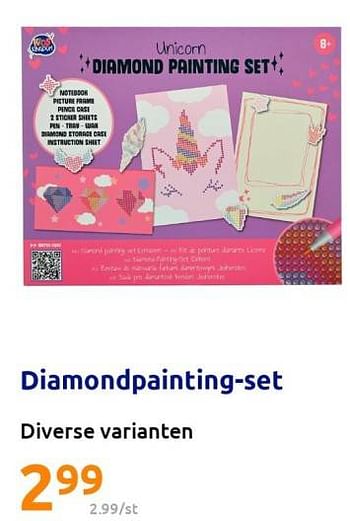 Promoties Diamondpainting-set - Huismerk - Action - Geldig van 08/02/2023 tot 14/02/2023 bij Action