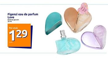 Promoties Figenzi eau de parfum love - Figenzi - Geldig van 08/02/2023 tot 14/02/2023 bij Action