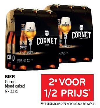 Promotions Bier cornet 2e voor 1-2 prijs - Cornet  - Valide de 22/02/2023 à 07/03/2023 chez Alvo
