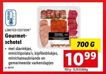 Promoties Gourmetschotel - Limited Edition - Geldig van 20/02/2023 tot 25/02/2023 bij Lidl