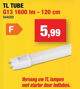 Promoties Tl tube g13 - Huismerk - Hubo  - Geldig van 15/02/2023 tot 19/02/2023 bij Hubo