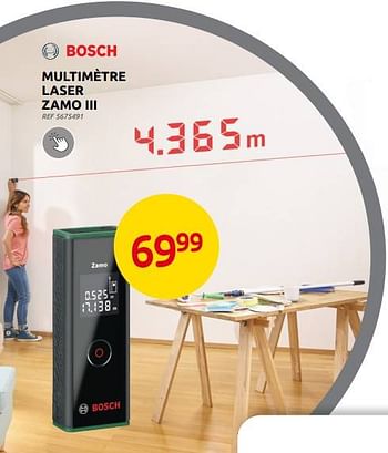 Promotions Bosch multimètre laser zamo iii - Bosch - Valide de 15/02/2023 à 27/02/2023 chez Brico