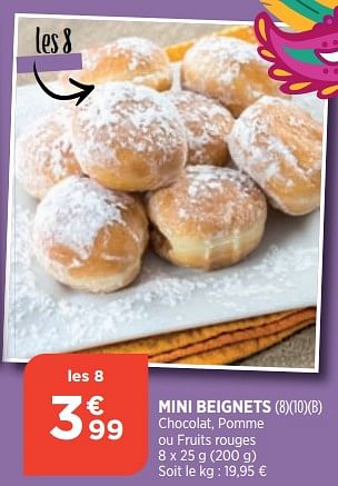 Promotions Mini beignets - Produit Maison - Bi1 - Valide de 15/02/2023 à 20/02/2023 chez Bi1