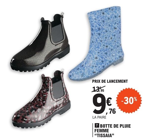 Bottes de discount pluie leclerc femme