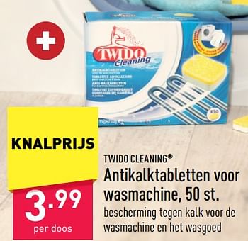 Promoties Antikalktabletten voor wasmachine - Twido - Geldig van 20/02/2023 tot 03/03/2023 bij Aldi