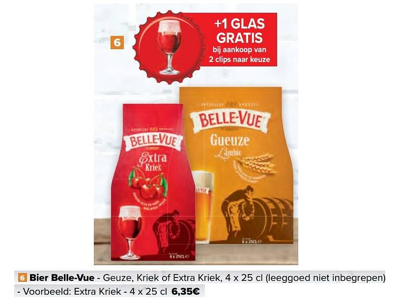 Belle-vue Bier Belle-vue Extra Kriek - En Promotion Chez Carrefour