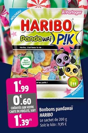 Promotions Bonbons pandawai haribo - Haribo - Valide de 16/02/2023 à 26/02/2023 chez Coccinelle