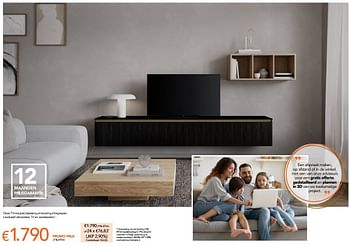 Promoties Deze tv-meubel - Huismerk - Eggo - Geldig van 01/02/2023 tot 28/02/2023 bij Eggo