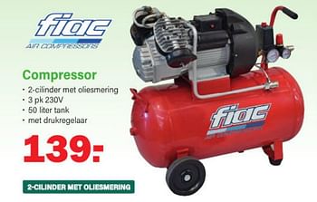 Promoties Fiac compressor - Fiac - Geldig van 30/01/2023 tot 18/02/2023 bij Van Cranenbroek