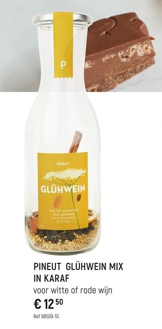Promoties Pineut glühwein mix in karaf - Pineut - Geldig van 14/02/2023 tot 05/03/2023 bij Freetime
