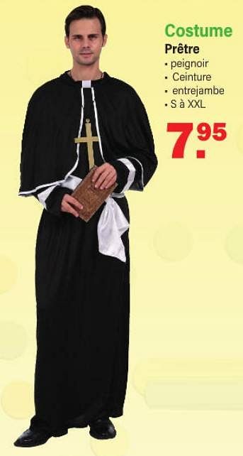 Promotions Costume prêtre - Produit Maison - Van Cranenbroek - Valide de 30/01/2023 à 18/02/2023 chez Van Cranenbroek