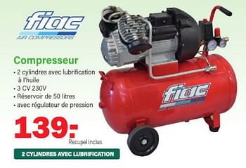 Promotions Fiac compresseur - Fiac - Valide de 30/01/2023 à 18/02/2023 chez Van Cranenbroek