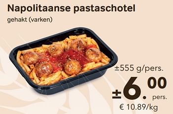 Promoties Napolitaanse pastaschotel - Huismerk - Bon'Ap - Geldig van 01/03/2023 tot 24/03/2023 bij Bon'Ap