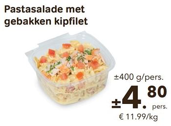 Promoties Pastasalade met gebakken kipfilet - Huismerk - Bon'Ap - Geldig van 01/03/2023 tot 24/03/2023 bij Bon'Ap