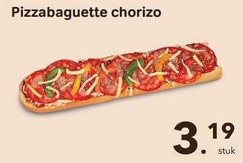 Promoties Pizzabaguette chorizo - Huismerk - Bon'Ap - Geldig van 01/03/2023 tot 24/03/2023 bij Bon'Ap