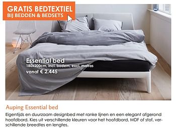 Promoties Auping essential bed - Auping - Geldig van 20/02/2023 tot 31/03/2023 bij Krea-Colifac