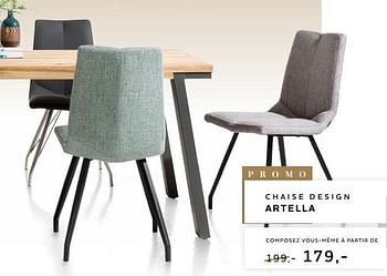 Promotions Chaise design artella - Produit Maison - Xooon - Valide de 16/02/2023 à 29/03/2023 chez Xooon