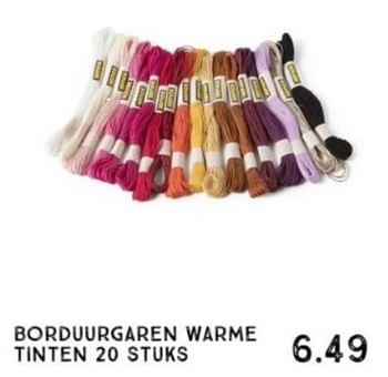 Promotions Borduurgaren warme tinten - Huismerk - Xenos - Valide de 20/02/2023 à 26/03/2023 chez Xenos