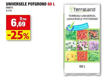 Terraland terreau universel 60l