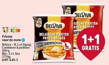 Promoties Frieten voor de oven belviva l size - Belviva - Geldig van 23/02/2023 tot 01/03/2023 bij Delhaize