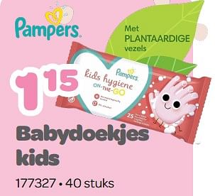 Promotions Babydoekjes kids - Pampers - Valide de 20/02/2023 à 02/04/2023 chez Happyland