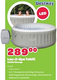 Lay-z-spa tahiti bubbel massage-BestWay