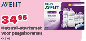 Promoties Natural-starterset voor pasgeborenen - Philips - Geldig van 20/02/2023 tot 02/04/2023 bij Happyland