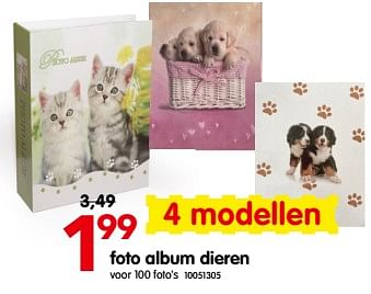 Promoties Foto album dieren - Huismerk - Yess - Geldig van 21/02/2023 tot 25/02/2023 bij yess!
