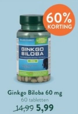 Promotions Ginkgo biloba - Produit maison - Holland & Barrett - Valide de 20/02/2023 à 19/03/2023 chez Holland & Barret