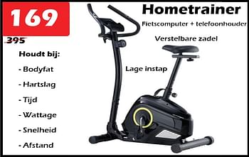 Promoties Hometrainer fietscomputer + telefoonhouder - Huismerk - Itek - Geldig van 16/02/2023 tot 12/03/2023 bij Itek