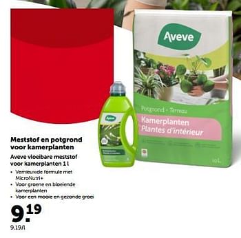 Promoties Aveve vloeibare meststof voor kamerplanten - Huismerk - Aveve - Geldig van 27/02/2023 tot 12/03/2023 bij Aveve