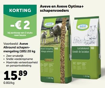 Promotions Aveve allround schapenmengeling - Produit maison - Aveve - Valide de 27/02/2023 à 12/03/2023 chez Aveve