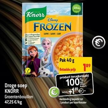 Promoties Droge soep knorr - Knorr - Geldig van 22/02/2023 tot 28/02/2023 bij Smatch