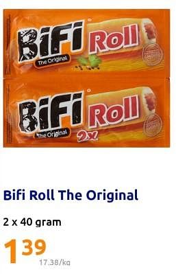 Promoties Bifi roll the original - Bifi - Geldig van 22/02/2023 tot 28/02/2023 bij Action