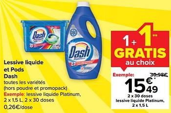 Dash Lessive liquide la collection envolée d'air - En promotion chez  Carrefour