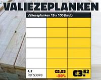 Valiezeplanken 4,2-Huismerk - Bouwcenter Frans Vlaeminck