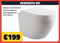 Verkorte wc-Huismerk - Bouwcenter Frans Vlaeminck