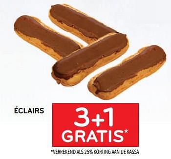 Promoties Éclairs 3+1 gratis - Huismerk - Alvo - Geldig van 08/03/2023 tot 21/03/2023 bij Alvo