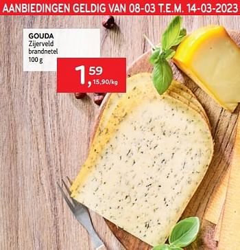 Promoties Gouda zijerveld brandnetel - Huismerk - Alvo - Geldig van 08/03/2023 tot 21/03/2023 bij Alvo