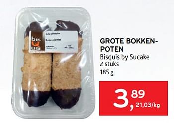 Promotions Grote bokkenpoten bisquis by sucake - Sucake - Valide de 08/03/2023 à 21/03/2023 chez Alvo