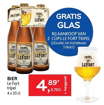 Promoties Bier le fort - Lefort - Geldig van 08/03/2023 tot 21/03/2023 bij Alvo