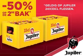Promoties Jupiler -50% op de 2de bak - Jupiler - Geldig van 08/03/2023 tot 21/03/2023 bij Alvo