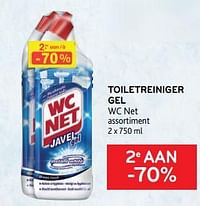 Toiletreiniger gel wc net 2e aan -70%-WC Net