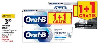 Promotions Dentifrice oral b - Oral-B - Valide de 22/02/2023 à 28/02/2023 chez Match