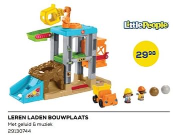 Promoties Leren laden bouwplaats - Little People - Geldig van 24/02/2023 tot 24/03/2023 bij Supra Bazar