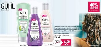 Promotions Guhl zilverglans + verzorging - shampoo - Guhl - Valide de 20/02/2023 à 11/03/2023 chez De Online Drogist