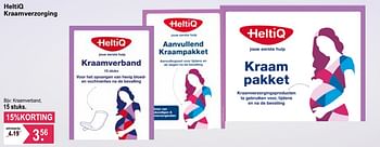 Promoties Kraamverband - Heltiq - Geldig van 20/02/2023 tot 11/03/2023 bij De Online Drogist